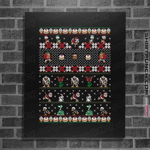 Load image into Gallery viewer, Shirts Posters / 4"x6" / Black Merry Christmas Uncle Scrooge