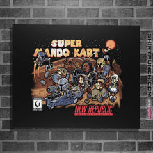 Load image into Gallery viewer, Shirts Posters / 4"x6" / Black Bounty Hunter Kart