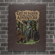 Load image into Gallery viewer, Daily_Deal_Shirts Posters / 4"x6" / Dark Chocolate Middle Earth Adventure