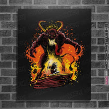 Load image into Gallery viewer, Daily_Deal_Shirts Posters / 4"x6" / Black You Shall Not Pass, Krampus!