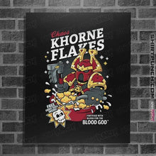 Load image into Gallery viewer, Secret_Shirts Posters / 4"x6" / Black Khorne Flakes