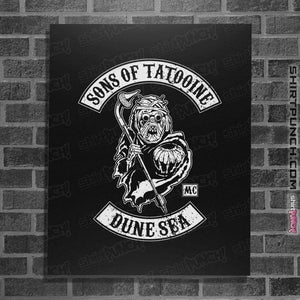 Daily_Deal_Shirts Posters / 4"x6" / Black Sons Of Tatooine