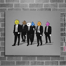 Load image into Gallery viewer, Daily_Deal_Shirts Posters / 4"x6" / Sports Grey Reservoir Dice