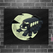 Load image into Gallery viewer, Shirts Posters / 4"x6" / Black Midnight Nekobus