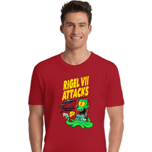 Load image into Gallery viewer, Last_Chance_Shirts Premium Shirts, Unisex / Small / Red Rigel 7 Attacks