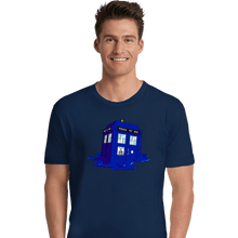 Load image into Gallery viewer, Daily_Deal_Shirts Premium Shirts, Unisex / Small / Navy Melting Tardis