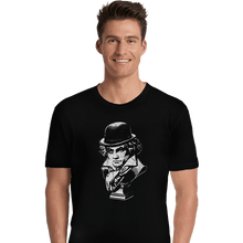 Load image into Gallery viewer, Shirts Premium Shirts, Unisex / Small / Black Ludwig Van - A Clockwork Orange