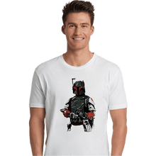 Load image into Gallery viewer, Shirts Premium Shirts, Unisex / Small / White Mandalorian Bounterhunter