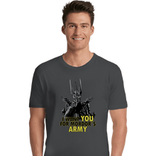 Load image into Gallery viewer, Shirts Premium Shirts, Unisex / Small / Charcoal Mordor's Army