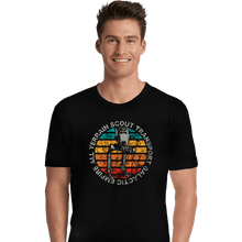 Load image into Gallery viewer, Shirts Premium Shirts, Unisex / Small / Black Retro AT-ST Sun