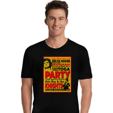 Load image into Gallery viewer, Secret_Shirts Premium Shirts, Unisex / Small / Black Delta House Flyer