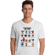 Load image into Gallery viewer, Daily_Deal_Shirts Premium Shirts, Unisex / Small / White Marvelous Mr. Men