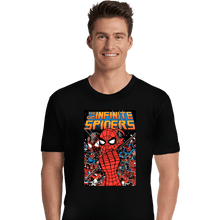 Load image into Gallery viewer, Secret_Shirts Premium Shirts, Unisex / Small / Black The Infinite Spiders