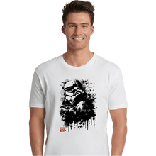 Load image into Gallery viewer, Daily_Deal_Shirts Premium Shirts, Unisex / Small / White Trooper In The Forest Sumi-e