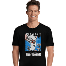 Load image into Gallery viewer, Shirts Premium Shirts, Unisex / Small / Black Conquer The World