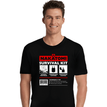 Load image into Gallery viewer, Daily_Deal_Shirts Premium Shirts, Unisex / Small / Black Nakatomi Survival Kit