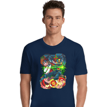 Load image into Gallery viewer, Shirts Premium Shirts, Unisex / Small / Navy Rockman EXE