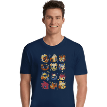 Load image into Gallery viewer, Shirts Premium Shirts, Unisex / Small / Navy Island Faces