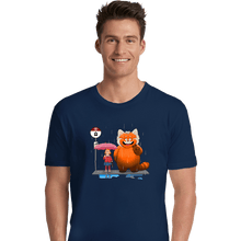 Load image into Gallery viewer, Daily_Deal_Shirts Premium Shirts, Unisex / Small / Navy Panda Bus Stop