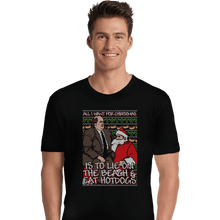 Load image into Gallery viewer, Shirts Premium Shirts, Unisex / Small / Black Santa's Lap