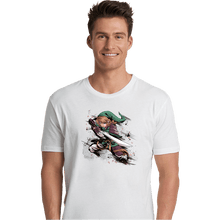 Load image into Gallery viewer, Secret_Shirts Premium Shirts, Unisex / Small / White Samurai Hero Of Time