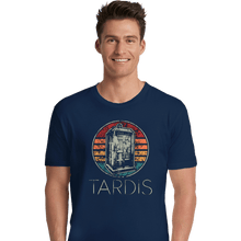 Load image into Gallery viewer, Shirts Premium Shirts, Unisex / Small / Navy Vintage Tardis