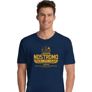 Daily_Deal_Shirts Premium Shirts, Unisex / Small / Navy USCSS  Nostromo