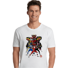 Load image into Gallery viewer, Shirts Premium Shirts, Unisex / Small / White Power Rangers Sumi-e