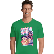 Load image into Gallery viewer, Shirts Premium Shirts, Unisex / Small / Irish Green Cookie Cat
