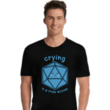 Load image into Gallery viewer, Daily_Deal_Shirts Premium Shirts, Unisex / Small / Black Crying Is Free