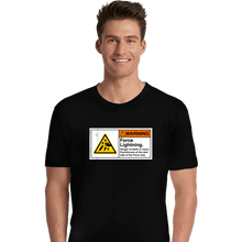 Load image into Gallery viewer, Daily_Deal_Shirts Premium Shirts, Unisex / Small / Black Caution Force Lightning