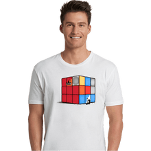 Load image into Gallery viewer, Shirts Premium Shirts, Unisex / Small / White Solving The Cube