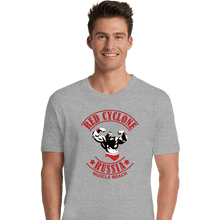 Load image into Gallery viewer, Shirts Premium Shirts, Unisex / Small / Sports Grey Red Cyclone Muscle Beach