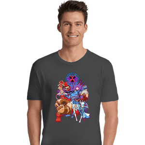 Shirts Premium Shirts, Unisex / Small / Charcoal X-Men Villains