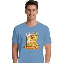 Load image into Gallery viewer, Daily_Deal_Shirts Premium Shirts, Unisex / Small / Powder Blue Anime Bus