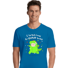 Load image into Gallery viewer, Shirts Premium Shirts, Unisex / Small / Sapphire How To Human