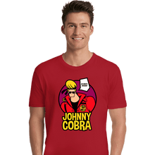 Load image into Gallery viewer, Shirts Premium Shirts, Unisex / Small / Red Johnny Cobra
