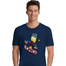 Load image into Gallery viewer, Daily_Deal_Shirts Premium Shirts, Unisex / Small / Navy Bart To The Future