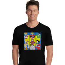 Load image into Gallery viewer, Daily_Deal_Shirts Premium Shirts, Unisex / Small / Black The Anime Heart Of A 90s Kid