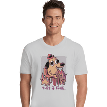 Load image into Gallery viewer, Shirts Premium Shirts, Unisex / Small / White This Is Fine