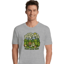 Load image into Gallery viewer, Daily_Deal_Shirts Premium Shirts, Unisex / Small / Sports Grey Happy Trees