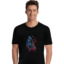 Load image into Gallery viewer, Secret_Shirts Premium Shirts, Unisex / Small / Black Alien Watercolor