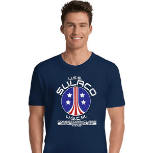Daily_Deal_Shirts Premium Shirts, Unisex / Small / Navy USS Sulaco