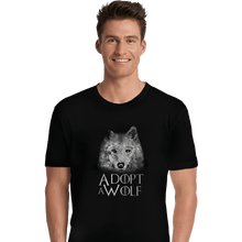 Load image into Gallery viewer, Shirts Premium Shirts, Unisex / Small / Black Adopt A Wolf