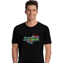 Load image into Gallery viewer, Shirts Premium Shirts, Unisex / Small / Black Space Cowboy Jam
