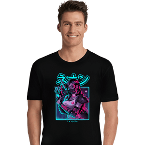 Shirts Premium Shirts, Unisex / Small / Black Neon Fantasy VII