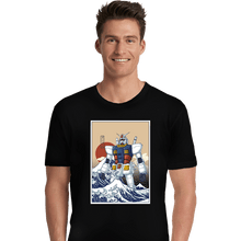 Load image into Gallery viewer, Secret_Shirts Premium Shirts, Unisex / Small / Black Kanagawa Gundam