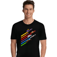 Load image into Gallery viewer, Daily_Deal_Shirts Premium Shirts, Unisex / Small / Black Racing Streaks