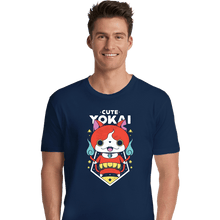 Load image into Gallery viewer, Shirts Premium Shirts, Unisex / Small / Navy Cute Yokai