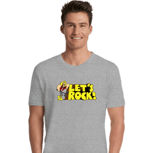 Load image into Gallery viewer, Secret_Shirts Premium Shirts, Unisex / Small / Sports Grey Let's Rock